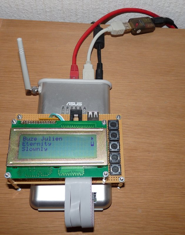 The finished player.